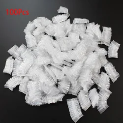 Disposable Waterproof Ear Covers for Hairdressing and Showering - 100 Pack (Transparent)