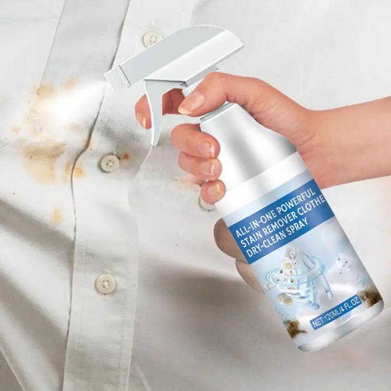 Wash-free Clothing Emulsifying Penetrant Strong Stain Removal Oil Stains Spray Clothing Penetrant Cleaner Easy Decontamination