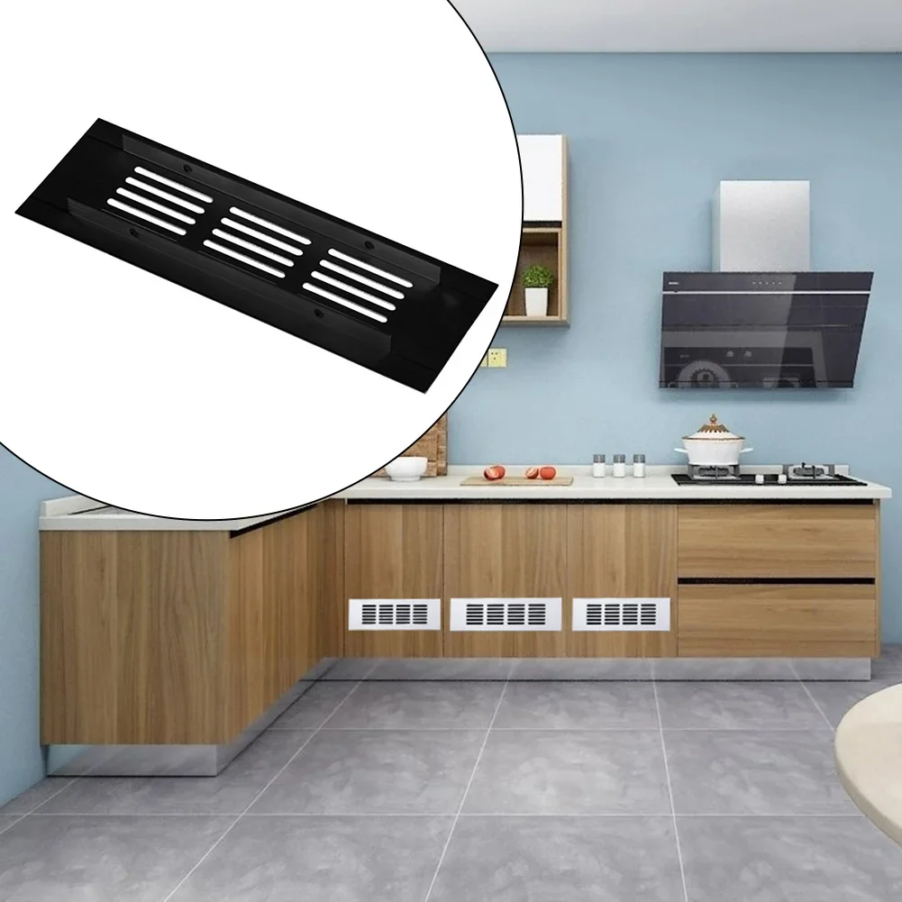 Aluminum Alloy Ventilation Grills Cabinet Air Vent Cover Shoe Cabinet Ventilation Exhaust Cooling Grid Breathable Mesh