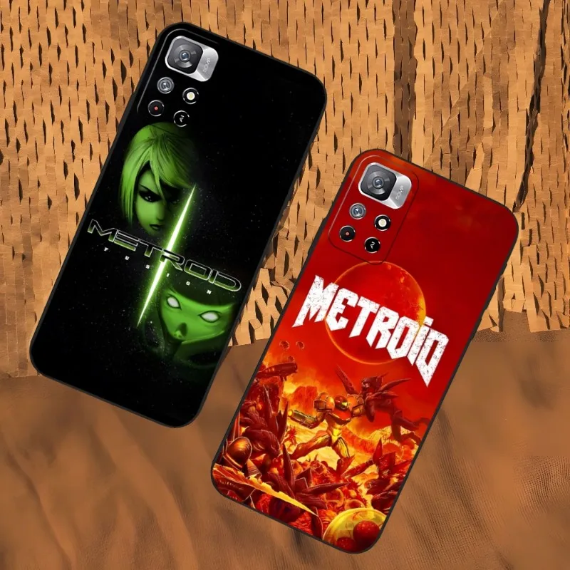 M-Metroid Game D-Drakes Custodia Per Telefono Per Xiaomi Redmi 10A 9 10 9T 9A 8 8A Note 9S 7 11S 12 11 10S Pro Plus Cover