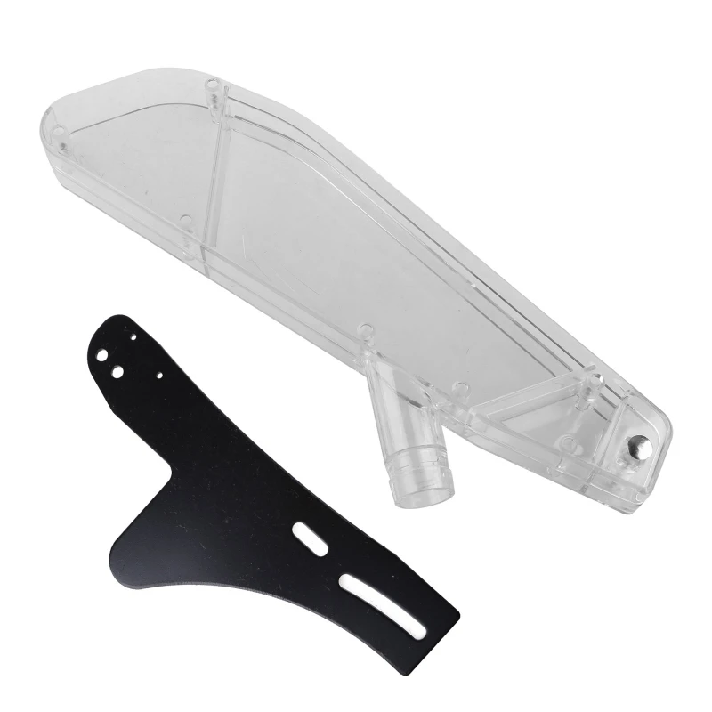 

10 Inches Table Saw Protective Cover Replacement Transparent Dust Shield Sawing Woodworking Shield Blade Guard Table