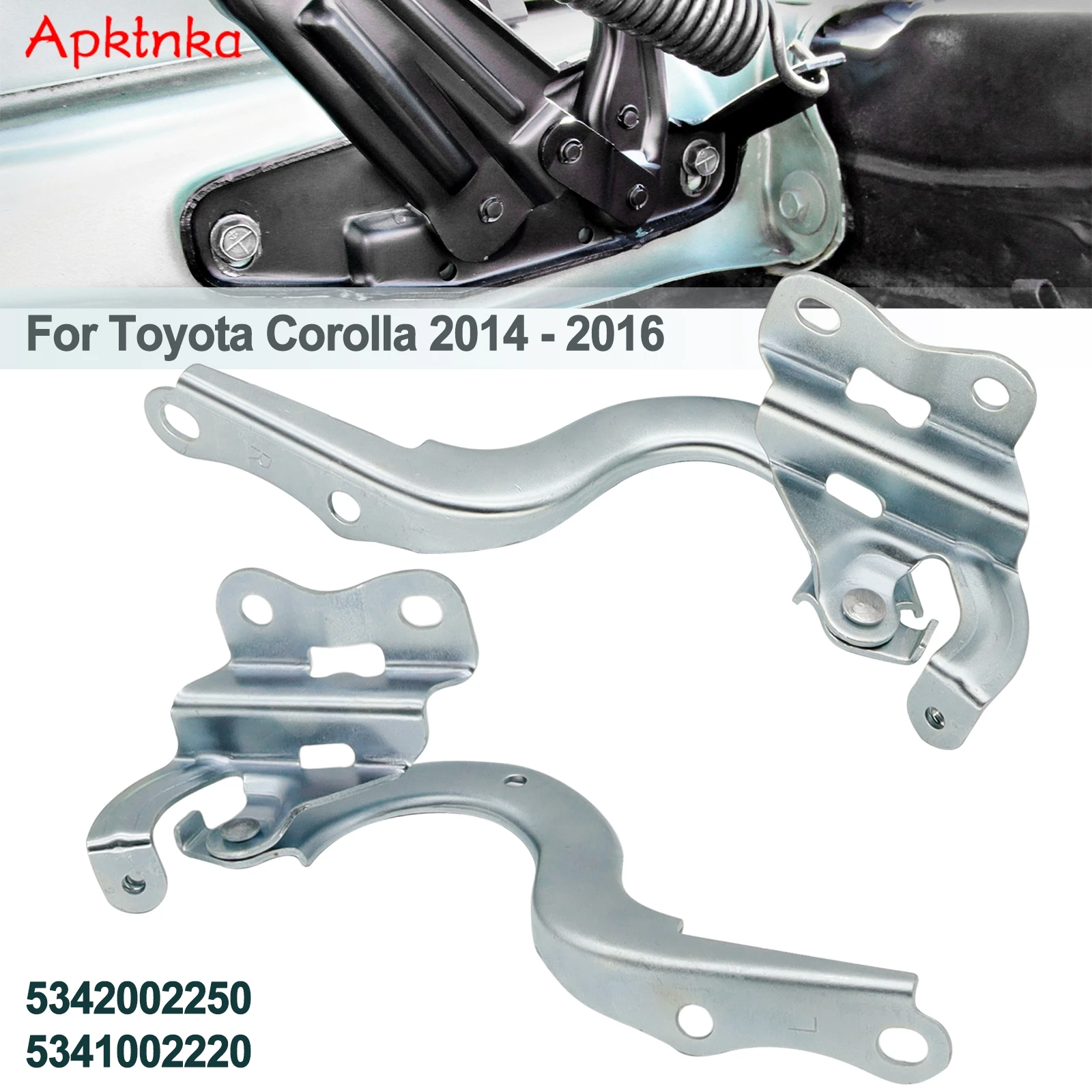 2018 F 150 Hood Hood Hinge Set For 2009-2014 Ford F-150 - Driver & Passenger Side Pair Ford F-150 Hood Hinges - Foto 11