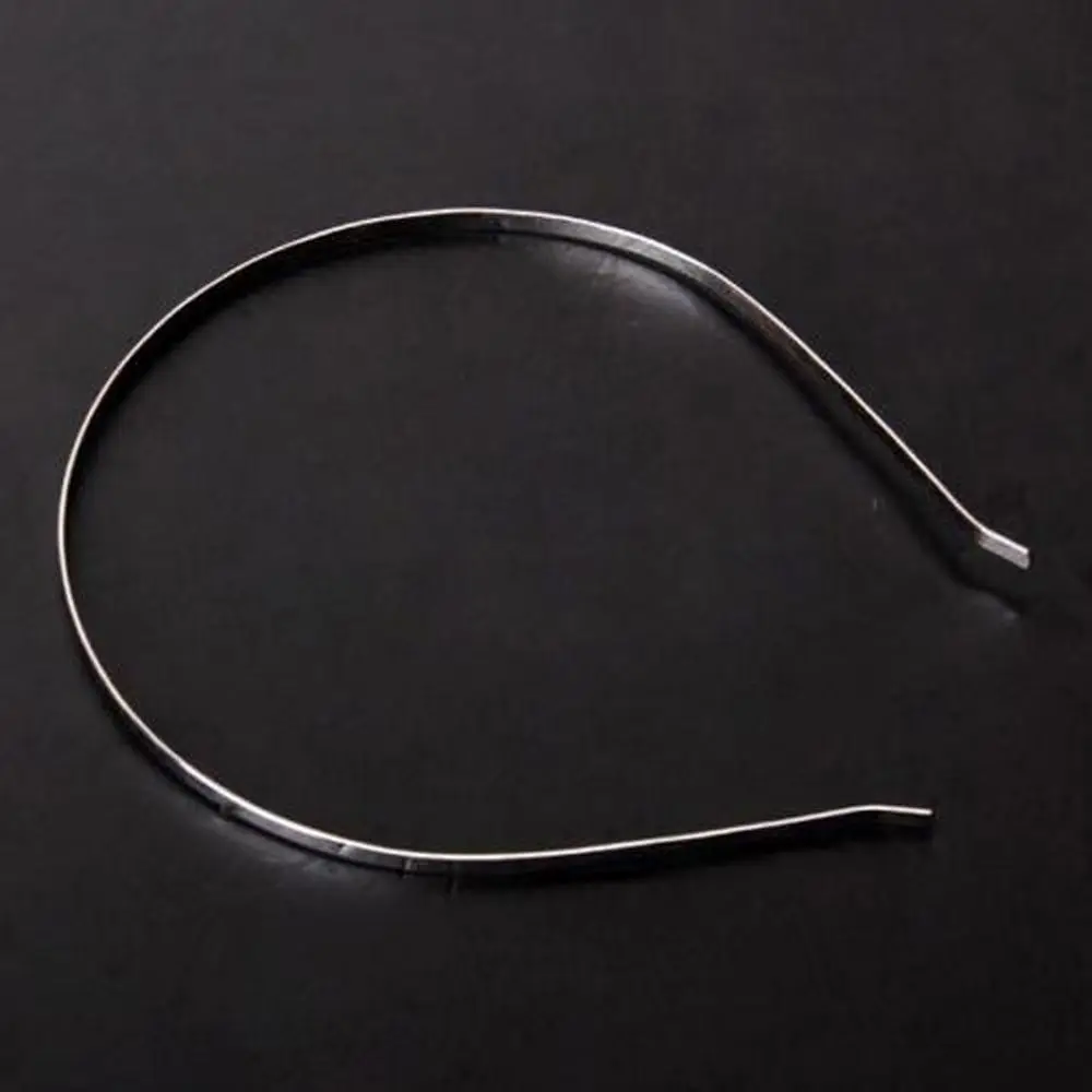 

10Pcs Metal Headband Silver for Hair Accessories Hair Band Lots DIY Craft