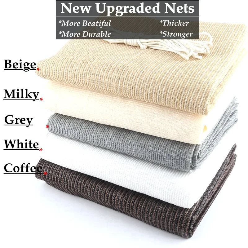 Description Picture 3 of itemRectangle Sun Shade Net Outdoor Camping Tent Shading Sail Garden Pergola HDPE Awning Balcony Fence Privacy Screen Pool Cover