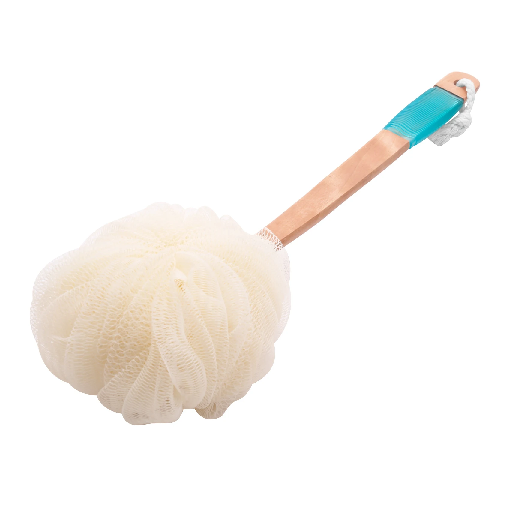 Loofah Sponge Back Scrubber-Men & Women Long Handled Exfoliating Bath & Shower Body Brush-Handheld Luffa Pouf on A Stick 3