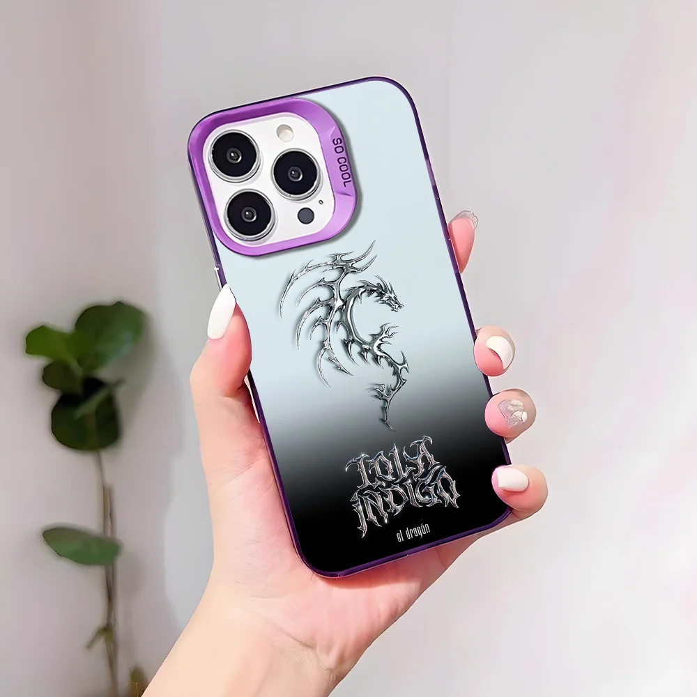 Lolas Indigo Silver Shell IMD Color Phone Case