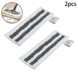 Premium Microfibre Replacement Mop Heads - Steam Cleaner Accessories & Spare Parts (2PC)