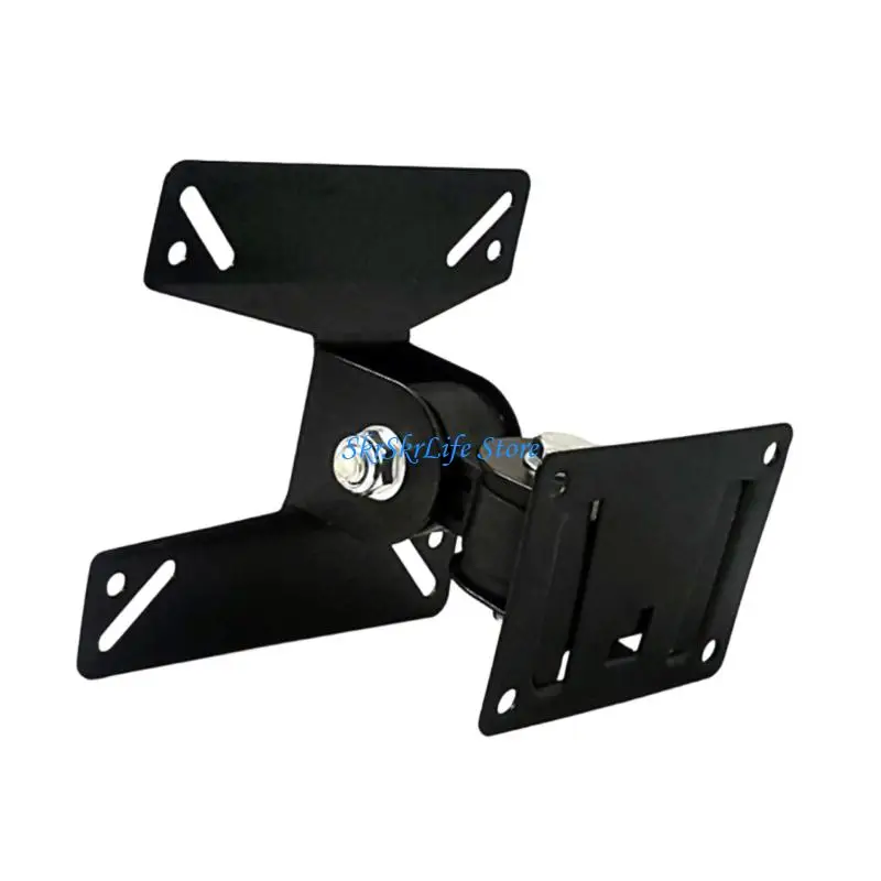 E65E 1424인치 LED 및 모니터 스탠드용 보안 벽 장착 브래킷은 최적의 시청을 위해 180° 기울기 회전 기능을 제공합니다.