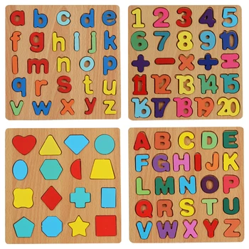 Wooden Alphabet Number Puzzle 1