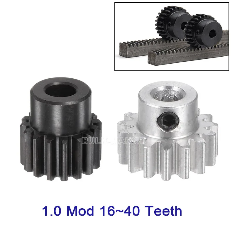 Bulk-Man 3D Mod 1.0 Gear Pinion 6.35mm Bore 16/20/32/40 Teeth Motor