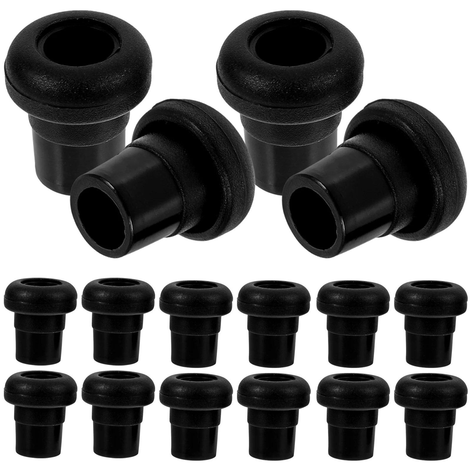 16 Pcs Parts Rod Covers End Caps Replacement Accessories Foosball Rod Football Foosball End Caps Machine Sticks