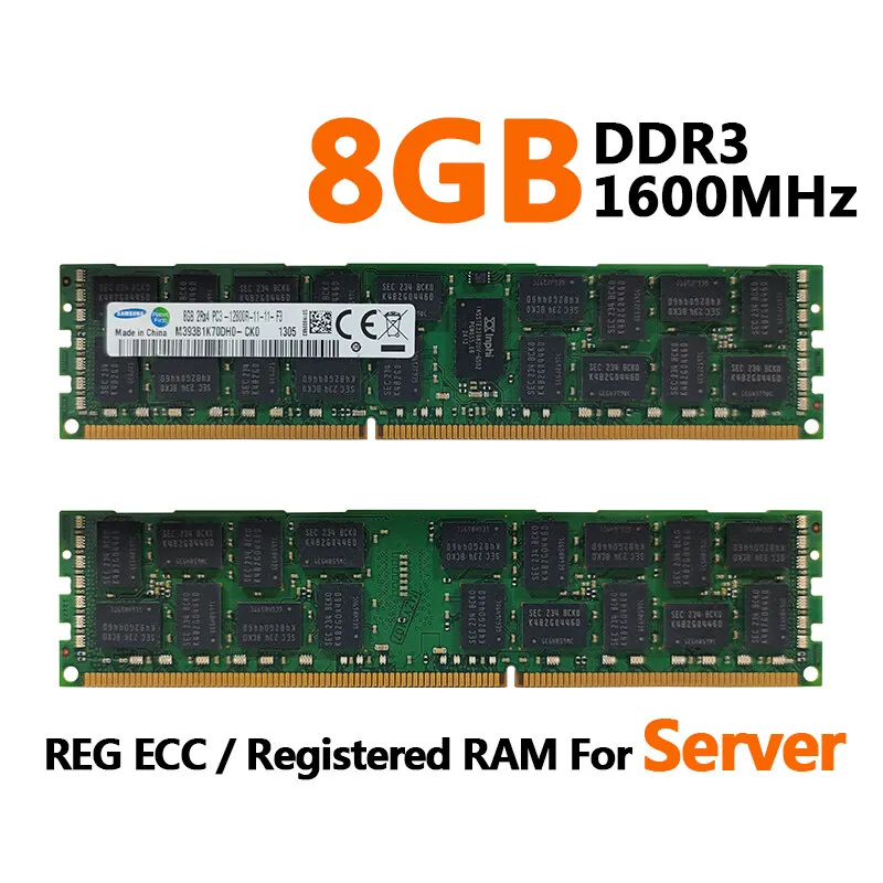 Memória Registrada PC3-12800R REG ECC RAM