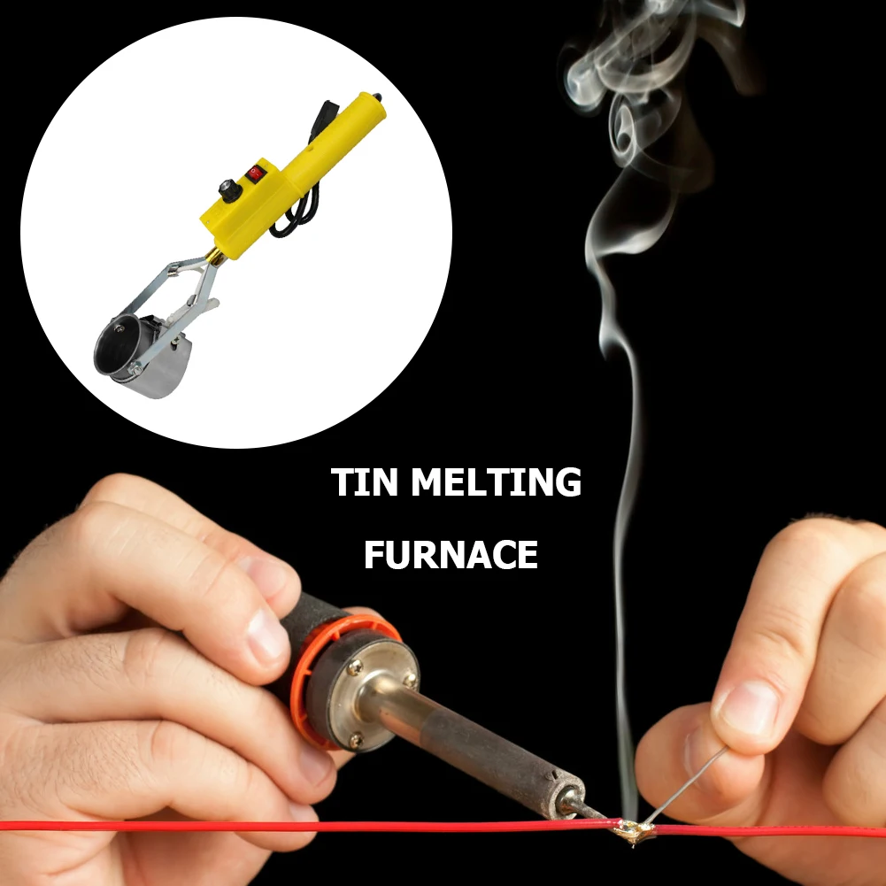 300W/500W Tin Melting Solder Pot Handheld Soldering Repair Furnace Adjustable Portable Temperature Desoldering Pot Tool