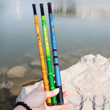 SuperHard Ultralight Telescopic Fishing Rod Travel Stream Lake Hand Pole Carp Feeder Portable Fishing Rods Tackle Accessories 2