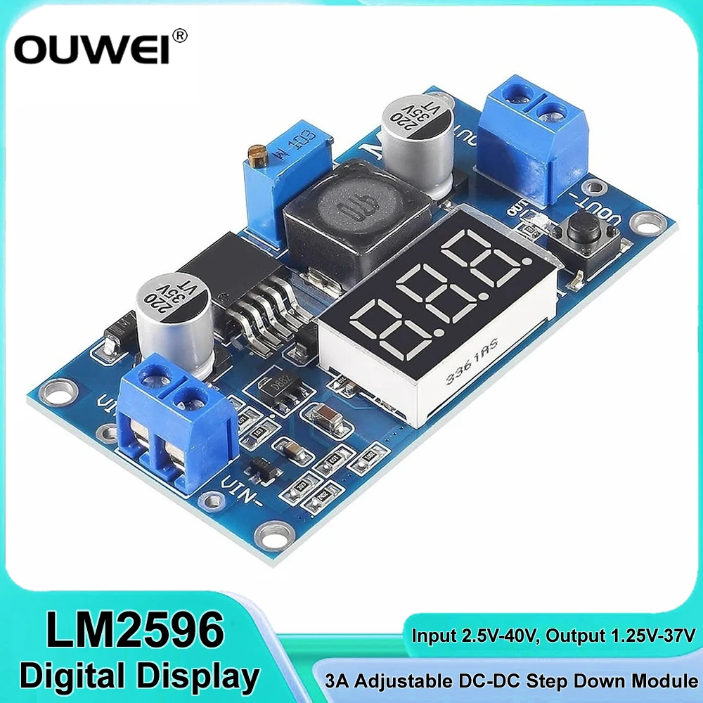 LM2596-DC-DC-Step-Down-Converter-3A-regolatore-di-tensione-Max-Display ...