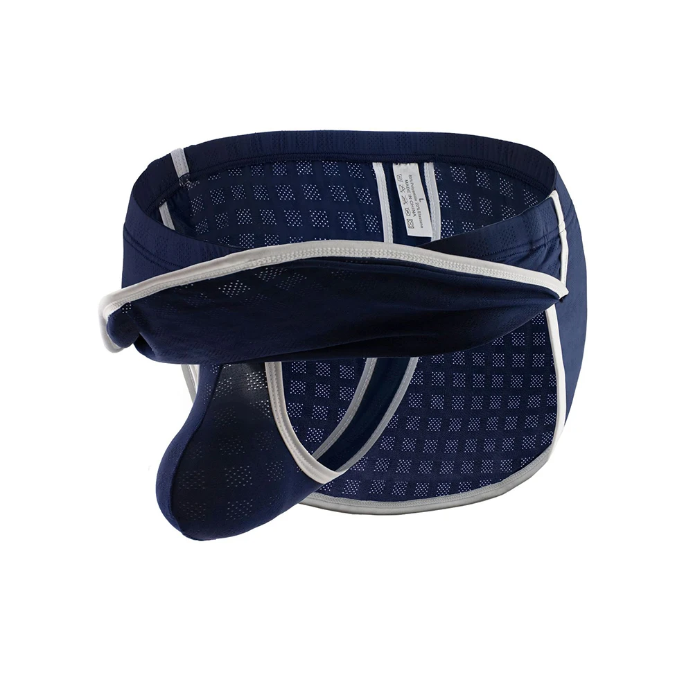 

Fashion Men Pouch Trunks Boxer Briefs Hip Exposured Mesh Underpants Breathable Bottoms Underwear Sissy Pantie Gays Clothes M-2XL