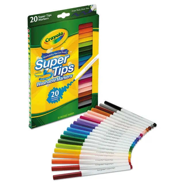 Crayola Supertips 100 pack swatches  Plumones, Tutorial de letras, Titulos  bonitos para apuntes