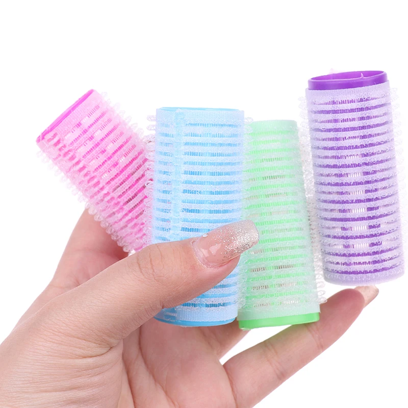 1pc Self-Adhesive Hair Rollers Hairdressing Home Use DIY Magic Styling Roller Roll Curler Hair Women Beauty Tools 3 Styles