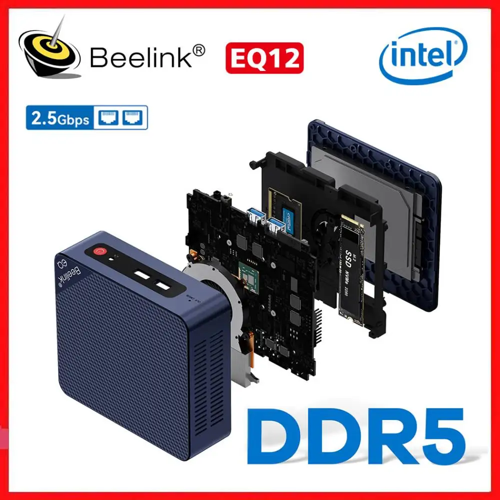  Beelink Mini PC,12th Gen Intel Alder Lake-N100 up to