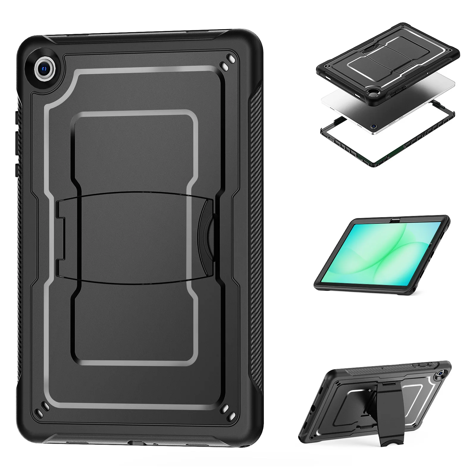 Heavy Duty 11 Tablet Protective Stand Case