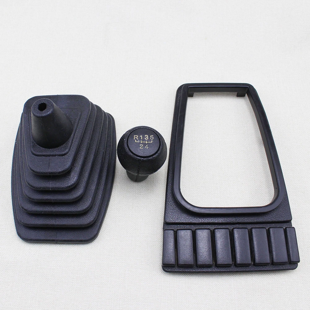Kummyy 3Pcs Car Gear Shift Ghetta Boot Cover Maniglia Manopola Telaio 191863216 191711115 Misura Per Vw Golf Mk2 Ii Jetta Ii Mk2 1985-1992