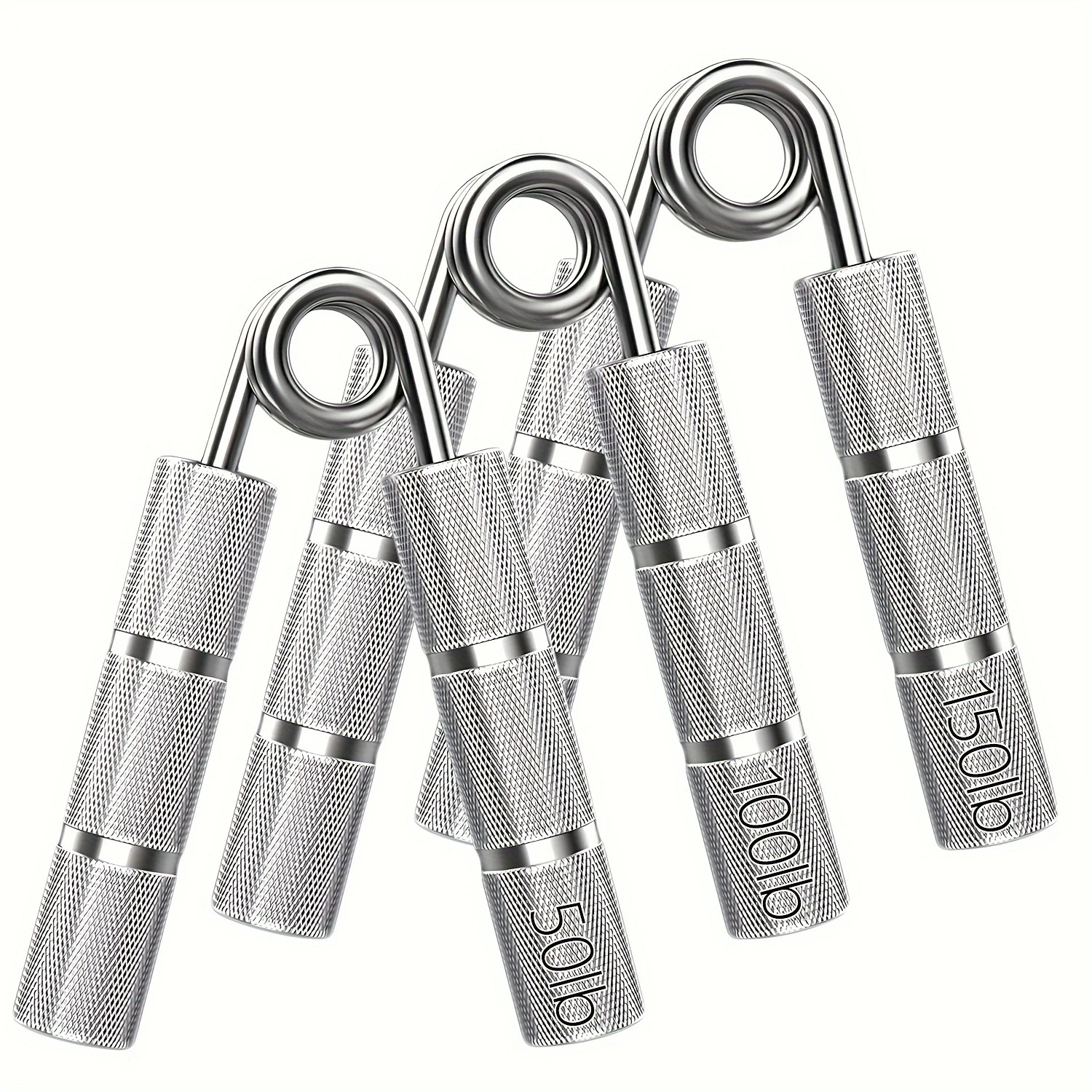 Premium Set of 3 High-Quality Adjustable Metal Hand Grip Strength Trainers for Ultimate Wrist and Forearm Strengthening-Improv