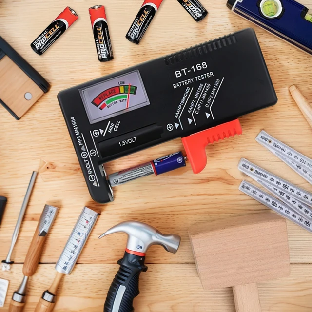 Tester Digitale Per Batterie, Tester Universale Per Batterie LCD Per Batterie A Bottone Aaaaacd Mini Batterie Da 15 V A 9 V 92317285