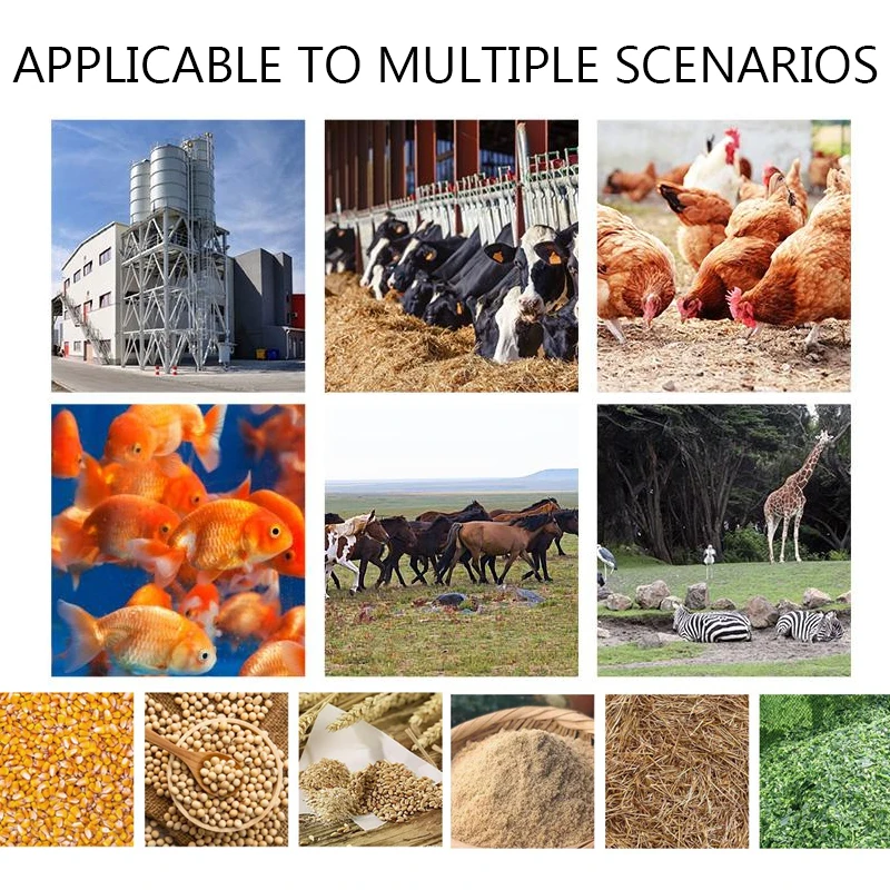 220V/380V 4.5KW-9KW Feed Pellet Machine Biomass Feed Granulator Pelletizer Pellet Press 40-300KG/H Home Animal Ggranulation