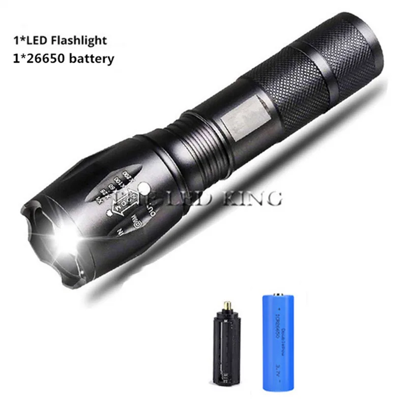 Flashlights XML-T6 V6 LED Flashlight Tactical Flashlight Rechargeable Flashlight Waterproof Torch Use 18650 Battery for Camping keyring torch Flashlights