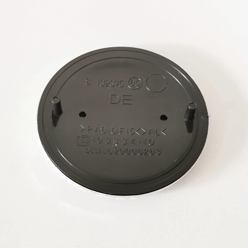 자동차 전면 후드 후면 트렁크 813237505 엠블럼, 블랙 베이스 배지, 82mm 74mm, E36, E64, E85, E60, F10, F30, F36, F32, 자동차 스타일링, 100 개