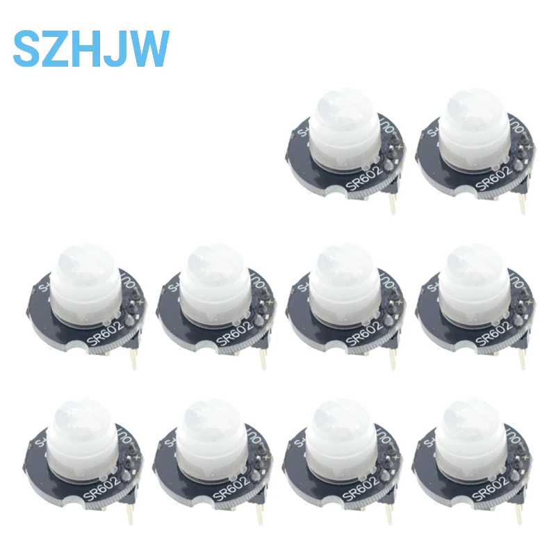 1-10 pièces MH-SR602 MINI Module de détection de capteur de mouvement pyroélectrique infrarouge PIR Kit support de commutateur sensoriel pour Arduino