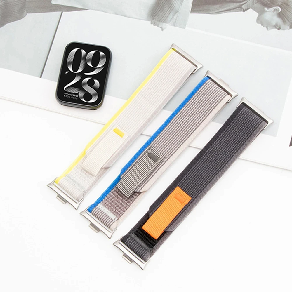 Colorful Nylon Loop Band - Breathable Sport Wristband Bracelet, Replaceable Watch Strap