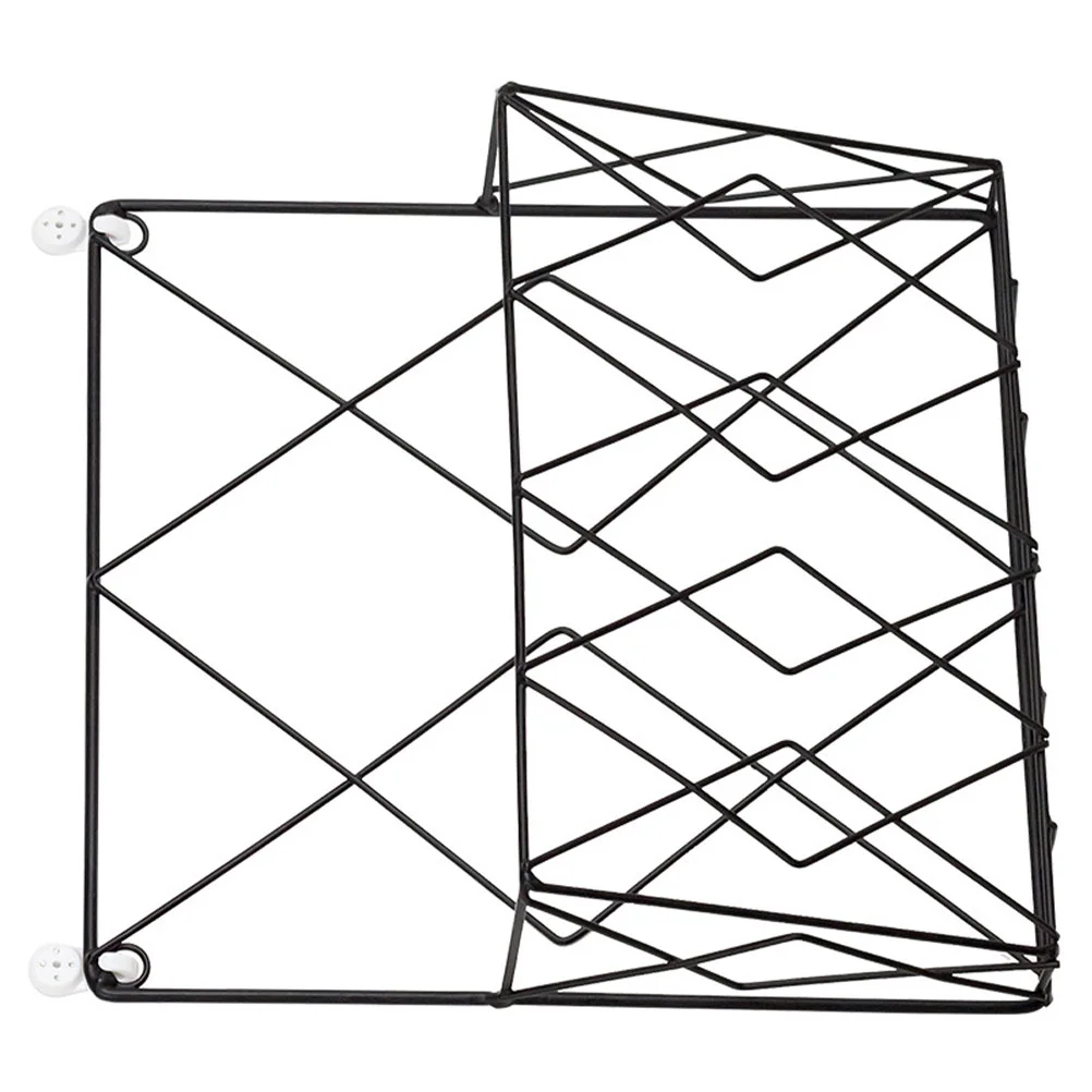 

Magazine Rack Wall Mounted Magazine Holder Hanging Bookshelf Literature Storage Rack Wall File Folder Iron Book Stand Newspapers