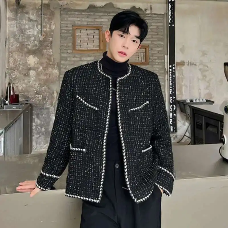 asclo tweed jacket ツイードジャケット　ブラック　韓国 asclo tweed jacket ツイードジャケット ブラック 韓国 asclo