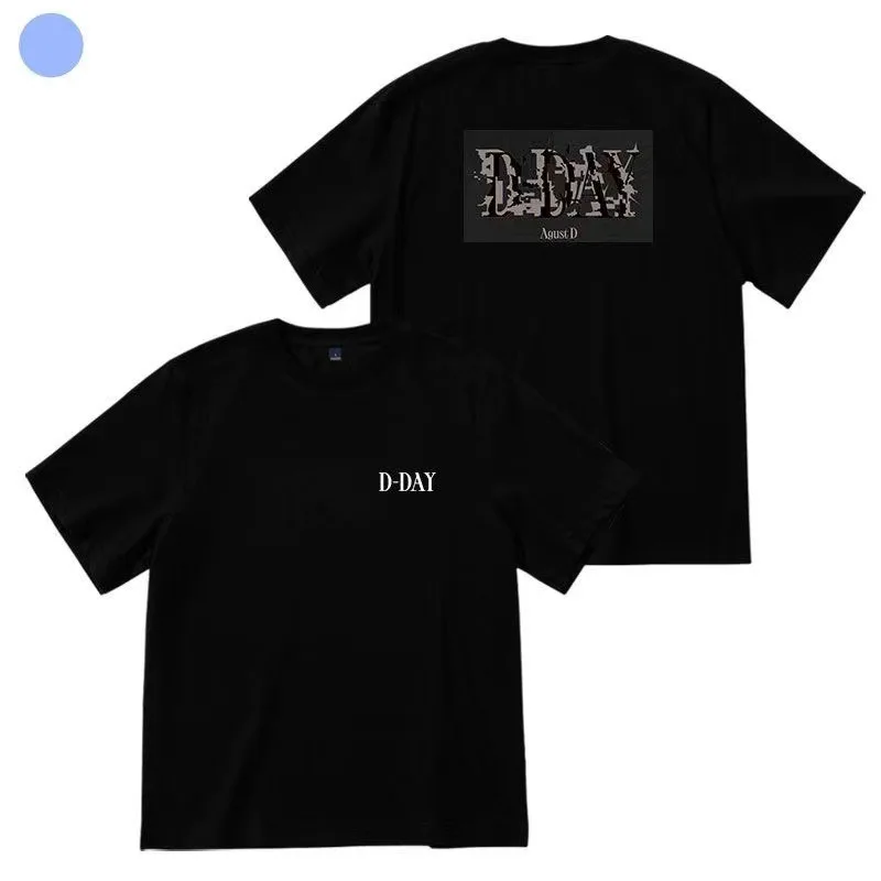 Mode t-shirt kpop suga agust d D-DAY druck t-shirt casual sports 