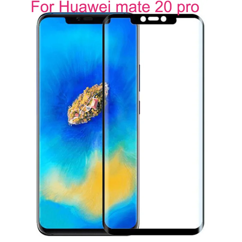 

3d изогнутое черное закаленное стекло для huawei mate 20 pro Полное покрытие защитная пленка Защита экрана для mate 20 pro mate20 pro