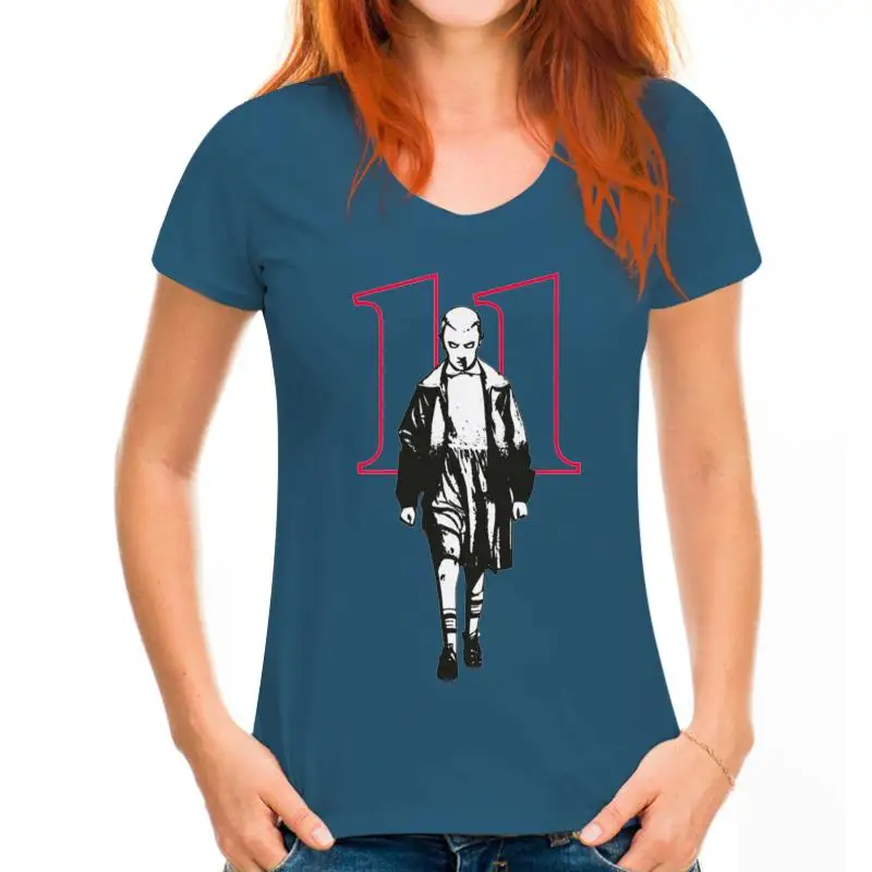 thumbnail image 1 of Stranger Style Pop Culture Things Eleven Cosplay Men'S T-Shirt Size S-Xxl Custom Print Tee Shirt, 1 of 5
