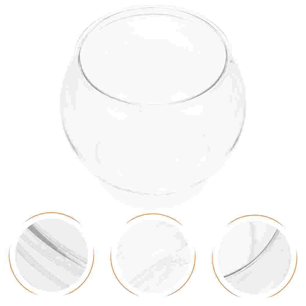 Fish Tank Transparent Aquarium Micro Landscape Bottle Vase Bowl Goldfish Living Round fish aquarium