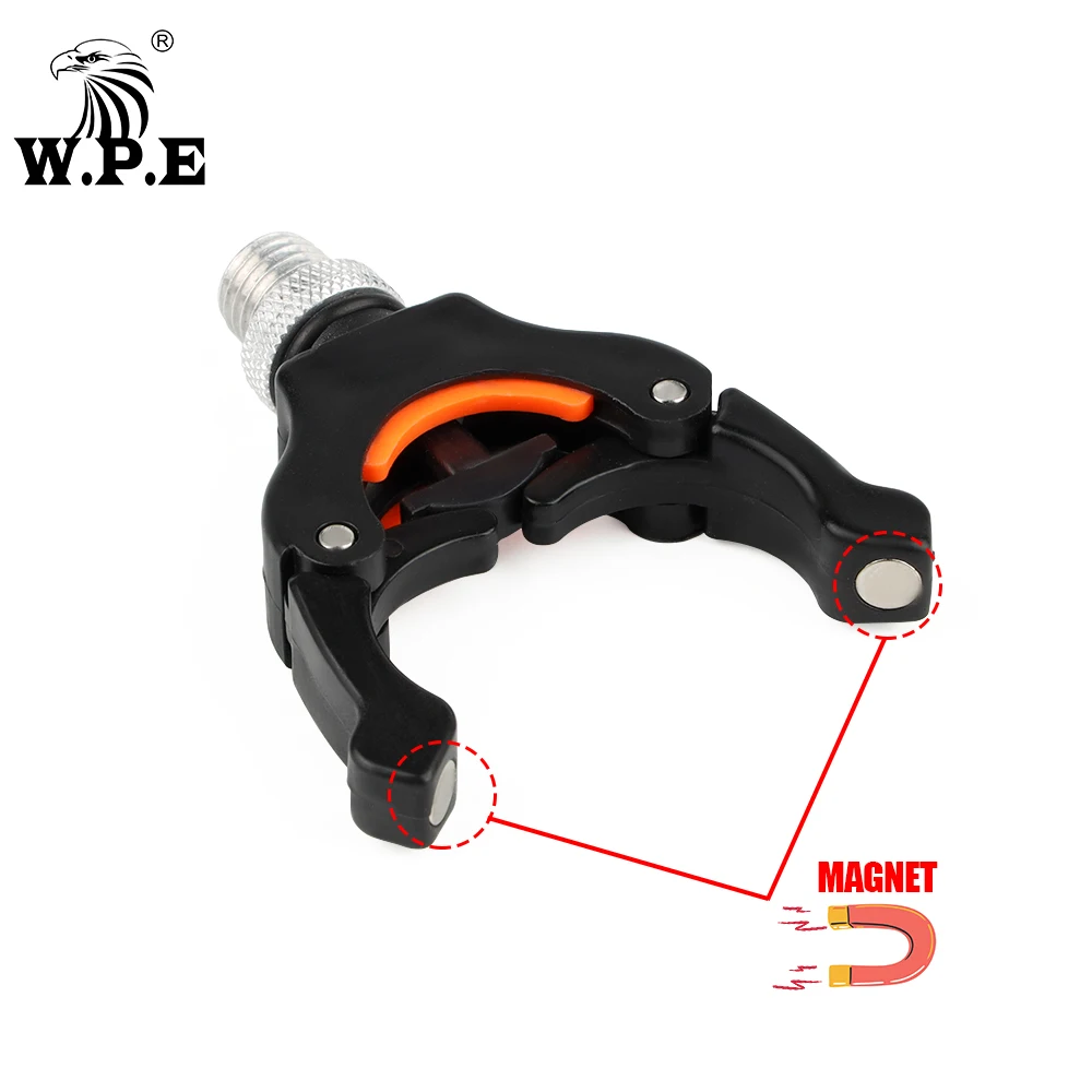1pcs Carp Fishing Rod Holder Rod Rest Head Pod Holder Carp Feeder Magnetic Gripper Fishing Accessories Pesca fishing rod holder fishing rod bracket fishing rod support fishing rod rest