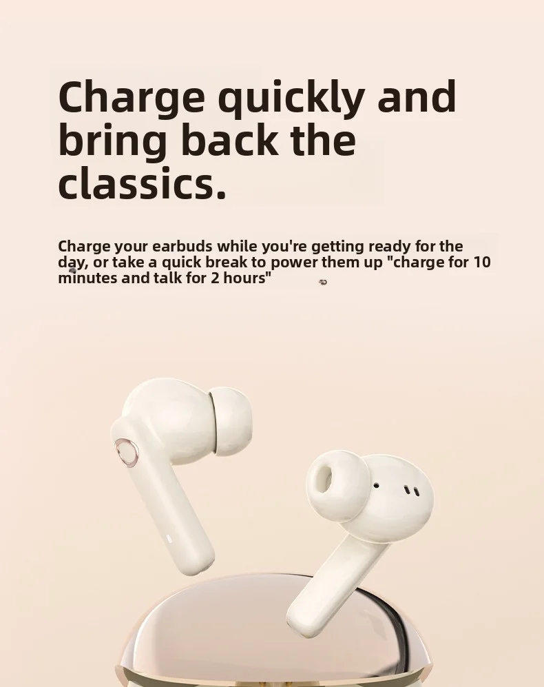 Bluetooth Earphones Comfortable Long-Wearing Earbuds New 2025 Model Pain-Free De