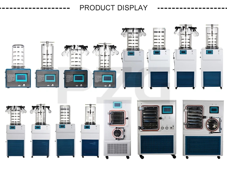 Vacuum Lyophilizer Freeze Dryer Pharmacy Freeze Drying Equipment Vertical Chemical Freezer Dryer For Lab 6