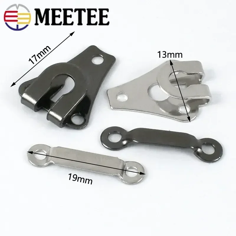 Garment hooks 30/50Sets for Pants Women Skirt Invisible Trousers Buttons Clothes Hanger Adjust Clasp Buckle DIY Sewing Accessories