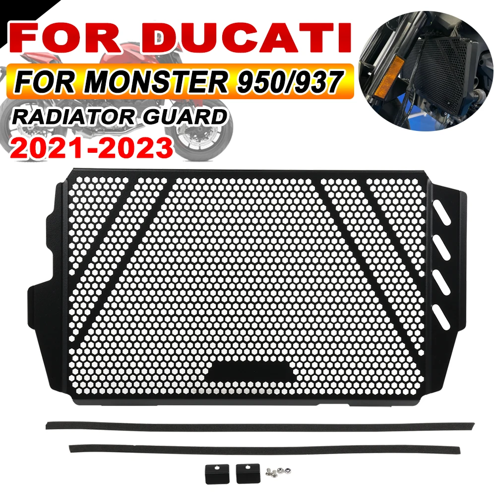 

2023 Monster 950 Radiator Guard Grille Grill Protector Cover For Ducati Monster 937 950 Monster937 2021+ Motorcycle Accessories