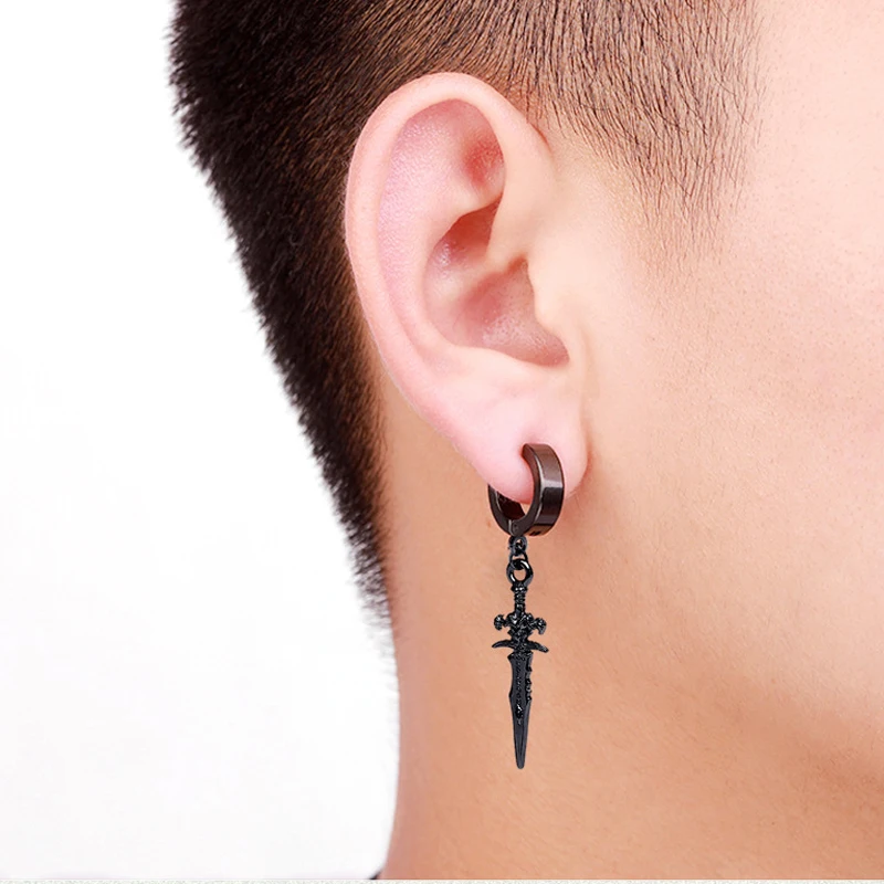 Stud Earrings 1 Pair 50 Different Types Shape Unisex Stainless Steel Piercing For Women Men