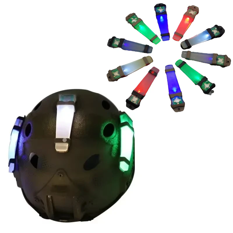 Casque tactique FMA, lumière clignotante de sécurité, Signal de survie, lampe étanche, équipement d'extérieur pour la chasse, la randonnée, le cyclisme