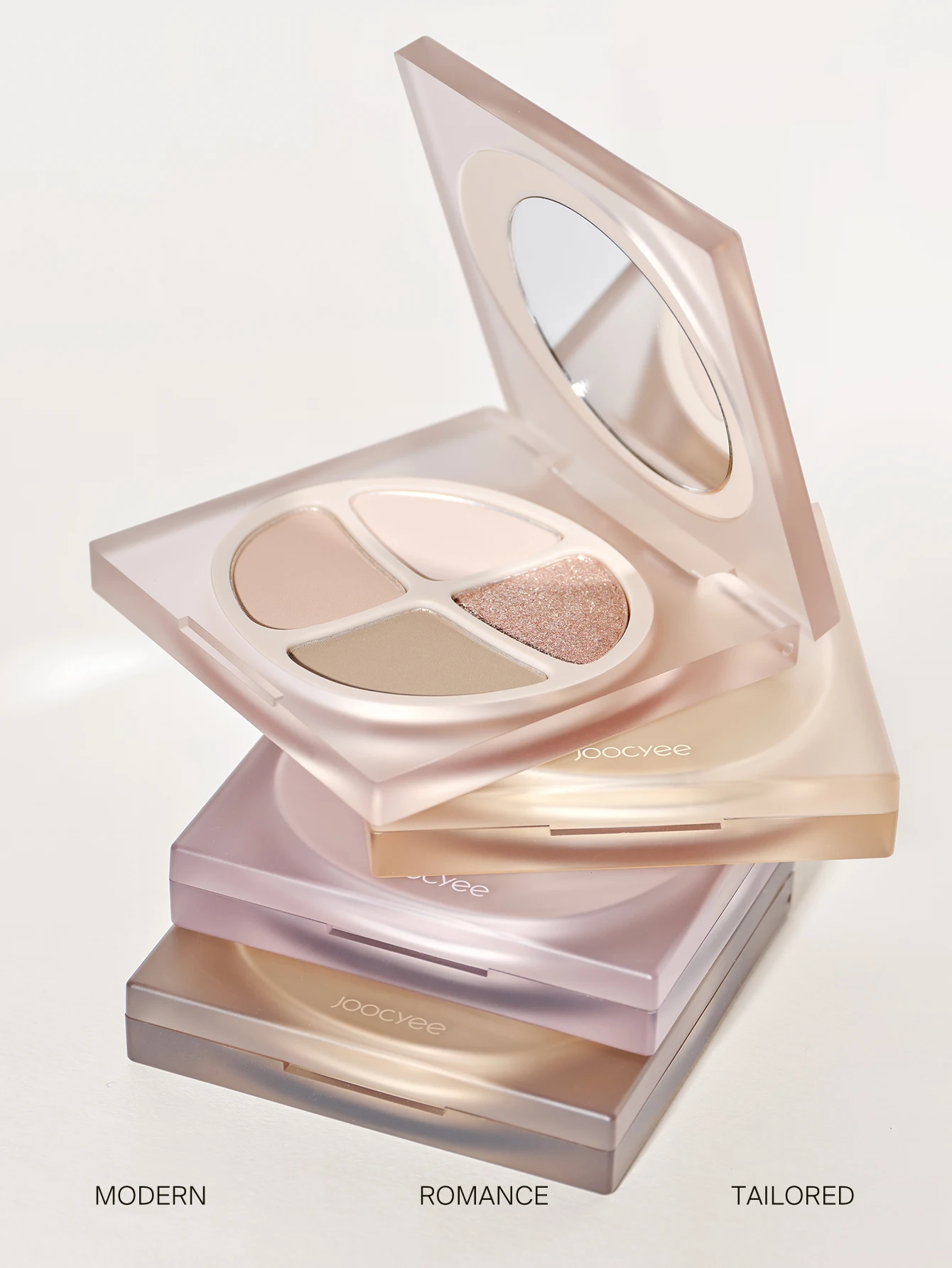 JOOCYEE MINI QUAD EYESHADOW 4-colors bright and natural