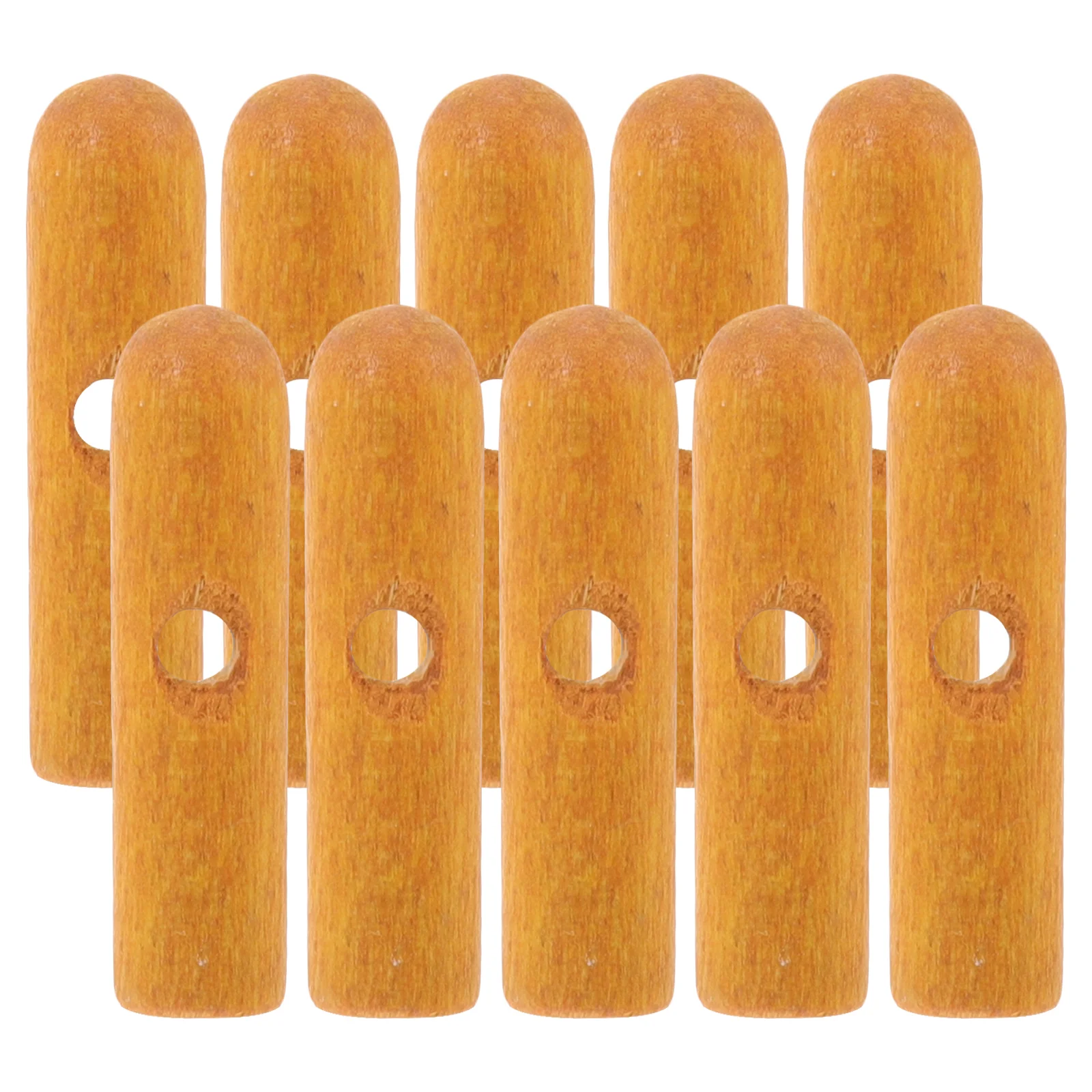 

10 Pcs Wooden Umbrella Beads Parts Outdoor Tail Replace Accessories Replacement