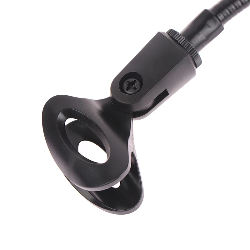 새로운 플렉시블 마이크 구즈넥 폰 스탠드(데스크 클램프 포함) 라디오 방송 스튜디오 라이브 방송 장비 스테이션용