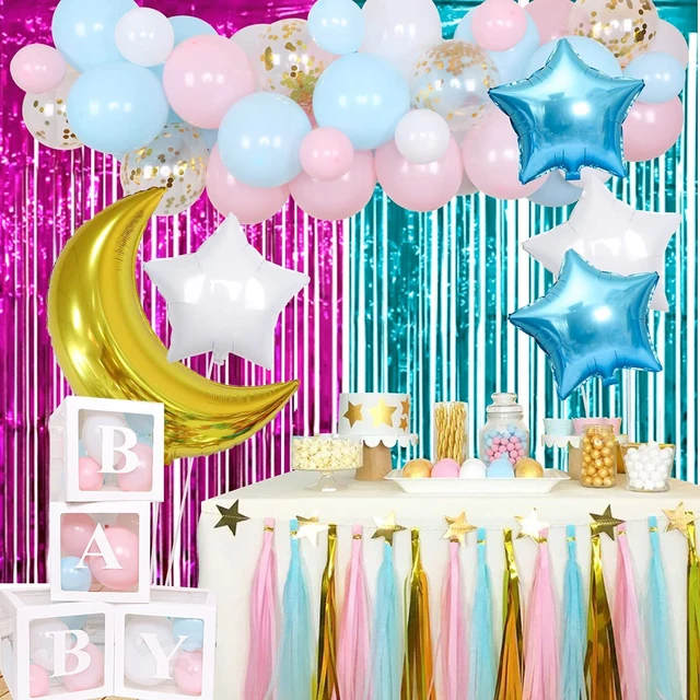 100 Globos Rosa Dorado Decoraciones Para Baby Shower Fiestas Cumpleaños Niña