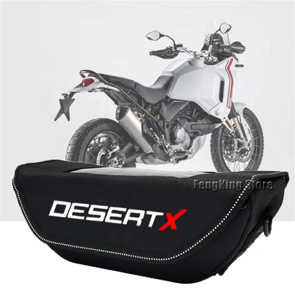 

Motorcycle Handlebar bag waterproof handlebar travel navigation bag For Ducati DesertX Desert X 2022 2023